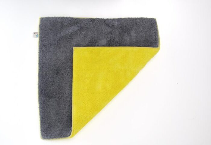Microfiber Double Sided Car Cleaning Cloth Brown (Square)