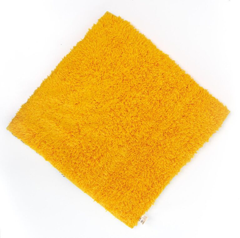 Double Sided Car Cleaning Microfiber Cloth Brown (Square)