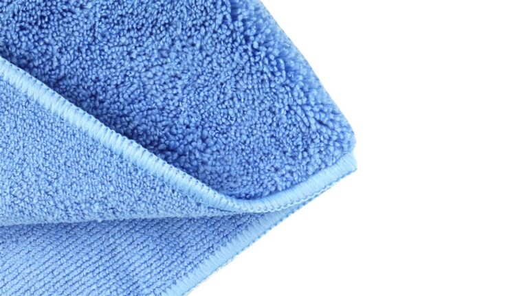 Microfiber Car Cleaning Cloth Blue