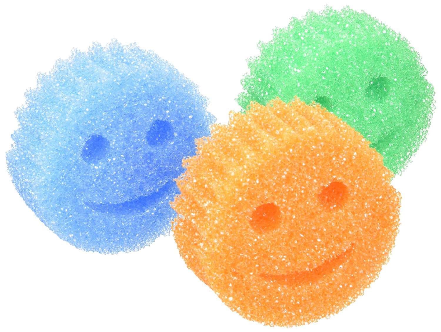 Fun daddy scrub sponge